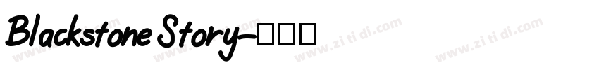 Blackstone Story字体转换
